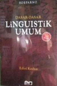 Image of Dasar-dasar Lingistik Umum