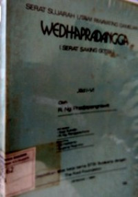 Serat sujarah utawi riwayating gamelan wedhapradangga (serat saking gotek) jilid I-VI