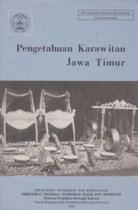 Pengetahuan Karawitan Jawa Timur